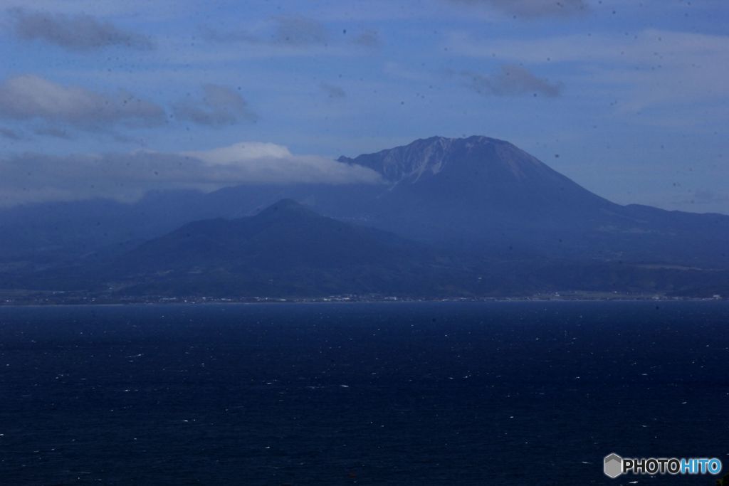 大山にたなびく雲