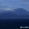 大山にたなびく雲