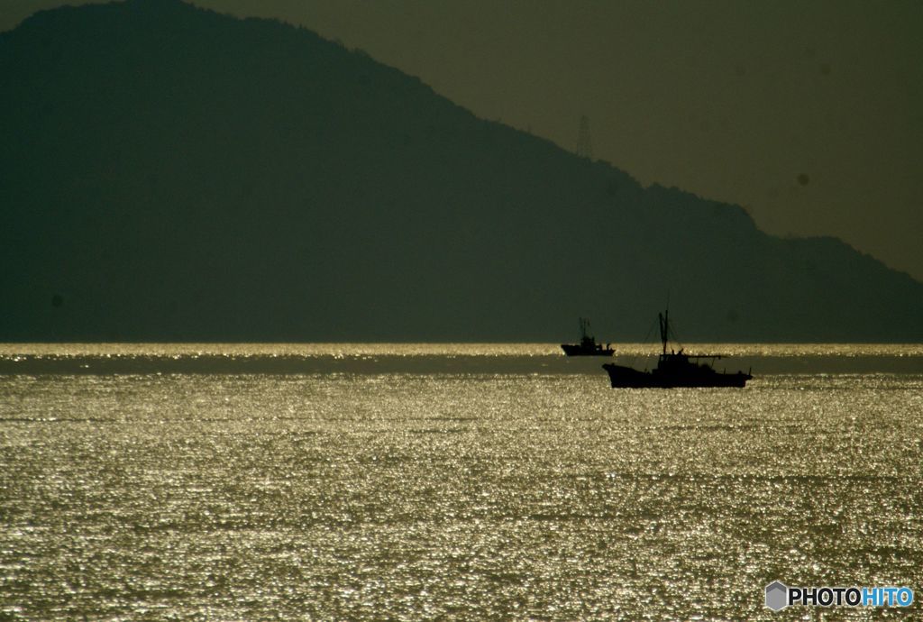 冬の穏やかな海