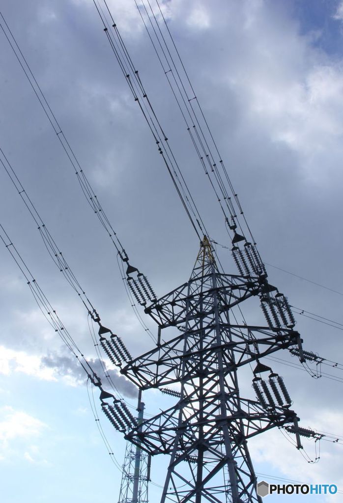 一年前は・・・・その３　　送電鉄塔.