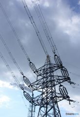 一年前は・・・・その３　　送電鉄塔.