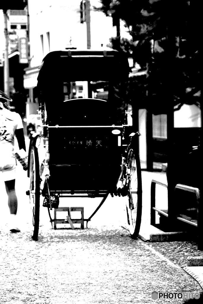 街角散歩　お客待ち