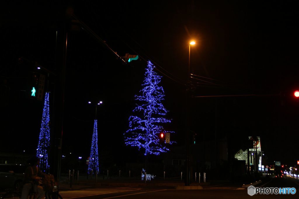 ルート2　ブルーのイルミネーション