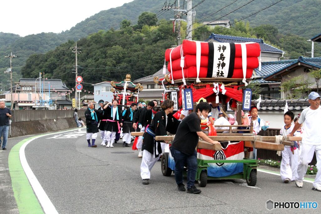千歳楽・神輿巡幸