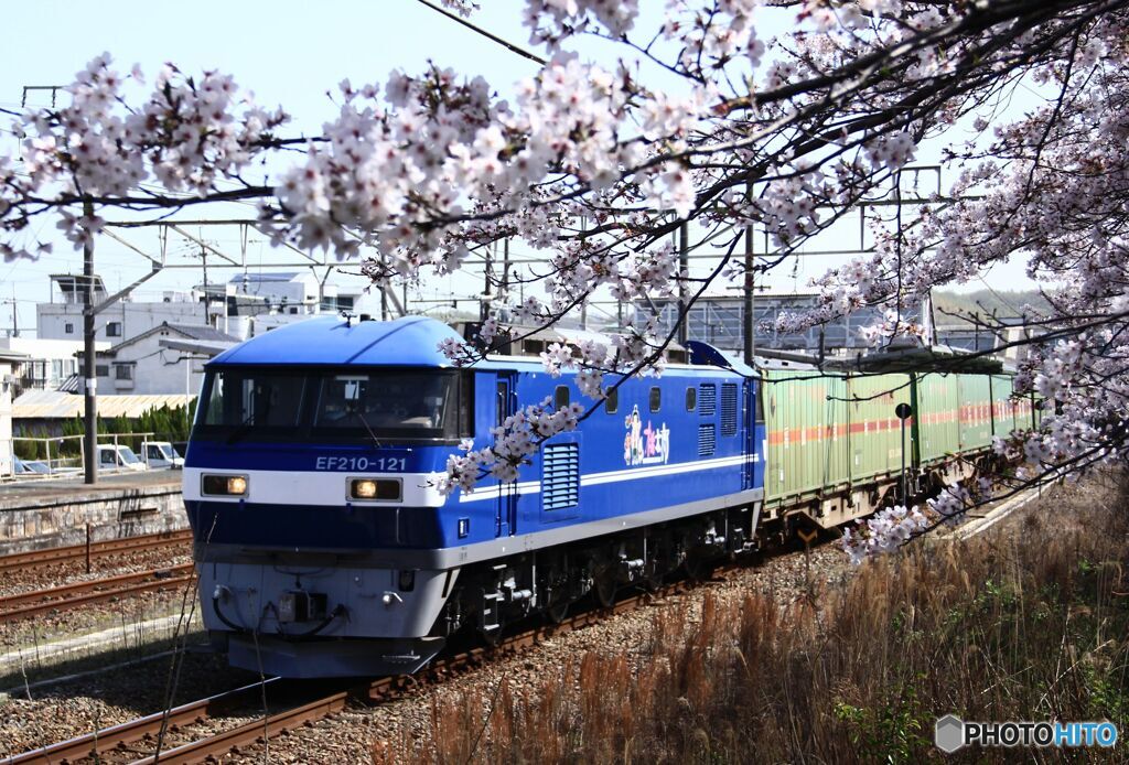 フクツーコンテナ列車　ＥＦ２１０－１２１　