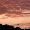 9月9日の夕焼雲