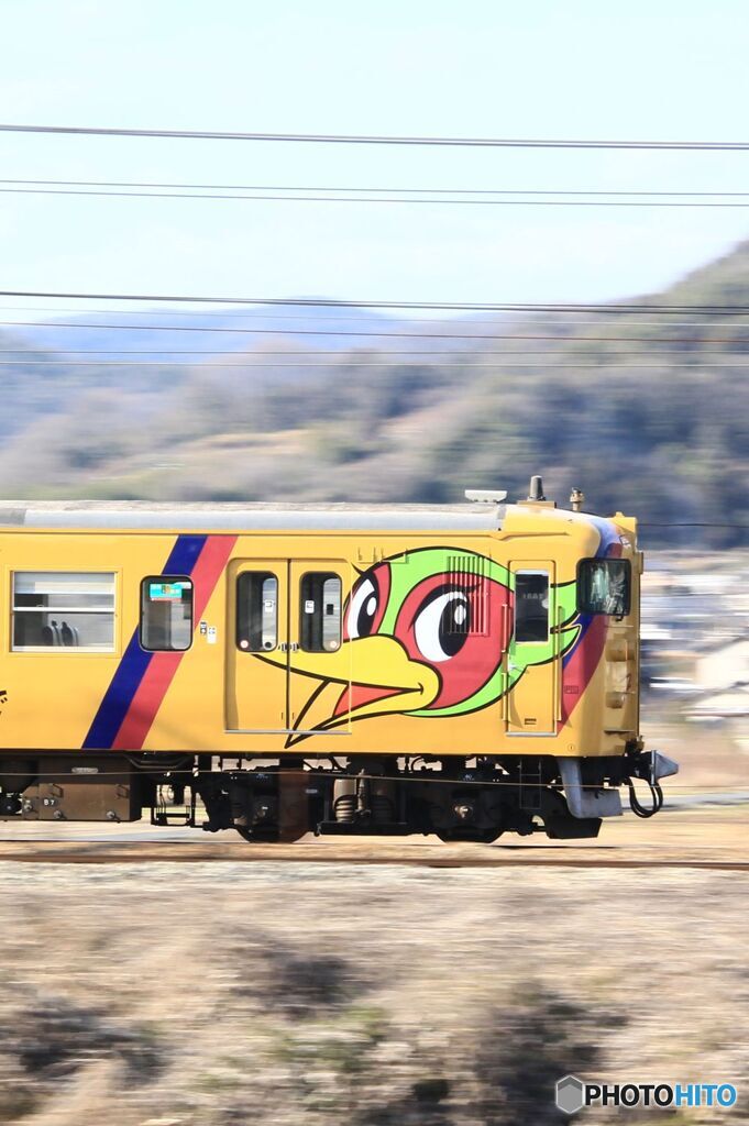 　古い写真から　　応援列車