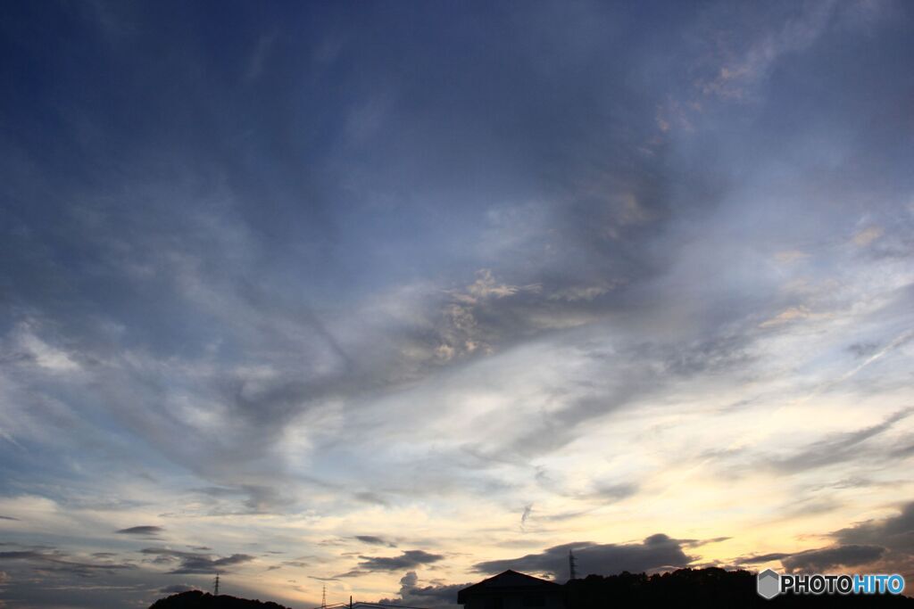 日没の情景