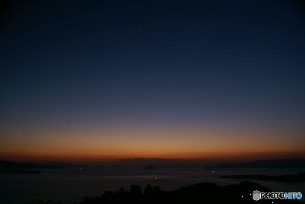 蔵出し　　夜明け前の瀬戸う内