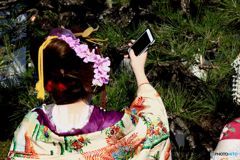 過去へタイムスリップ・携帯電話