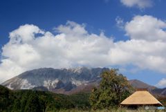 御机からの大山南壁