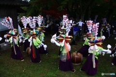 秋祭り 末社で奉納