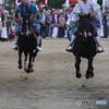 神社　秋の大祭　競馬神事