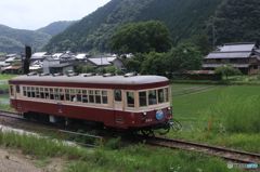 廃線　展示運転　３　キハ303　走行中