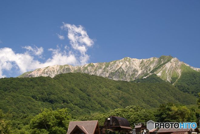 蔵出し　：　夏　　大山南壁