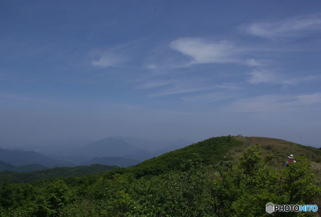 青い空　白い雲　そして道後山