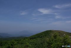 青い空　白い雲　そして道後山