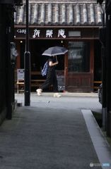 夏・倉敷　9　路地のむこう