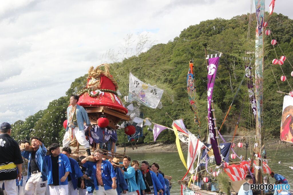 船渡御 天神祭り