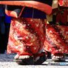 下駄・花魁道中にて