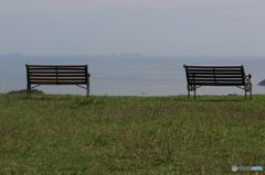 遠い海を見つめて