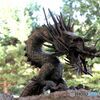 手水舎の龍