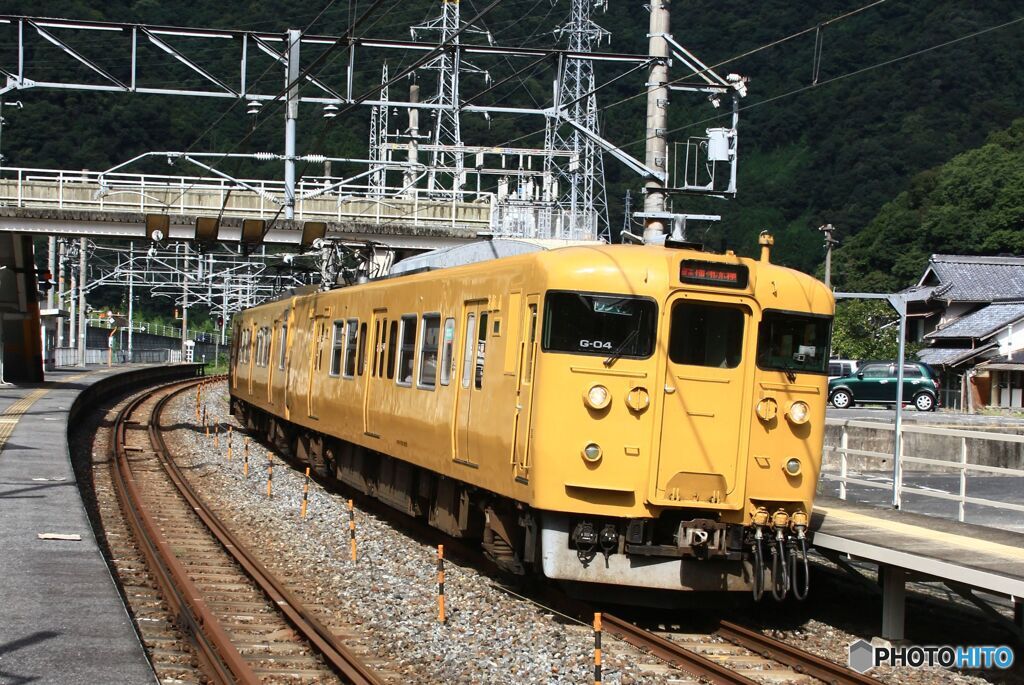 ８４８M 　115系　G-04編成　美中広瀬駅