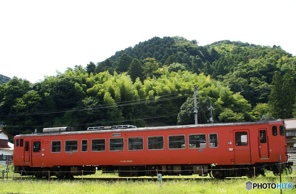 津和野駅で待機の　キハ40