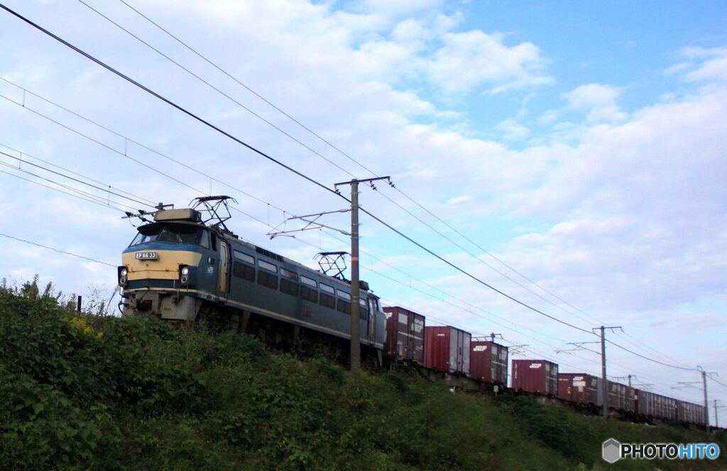 貨物列車　EF66-33
