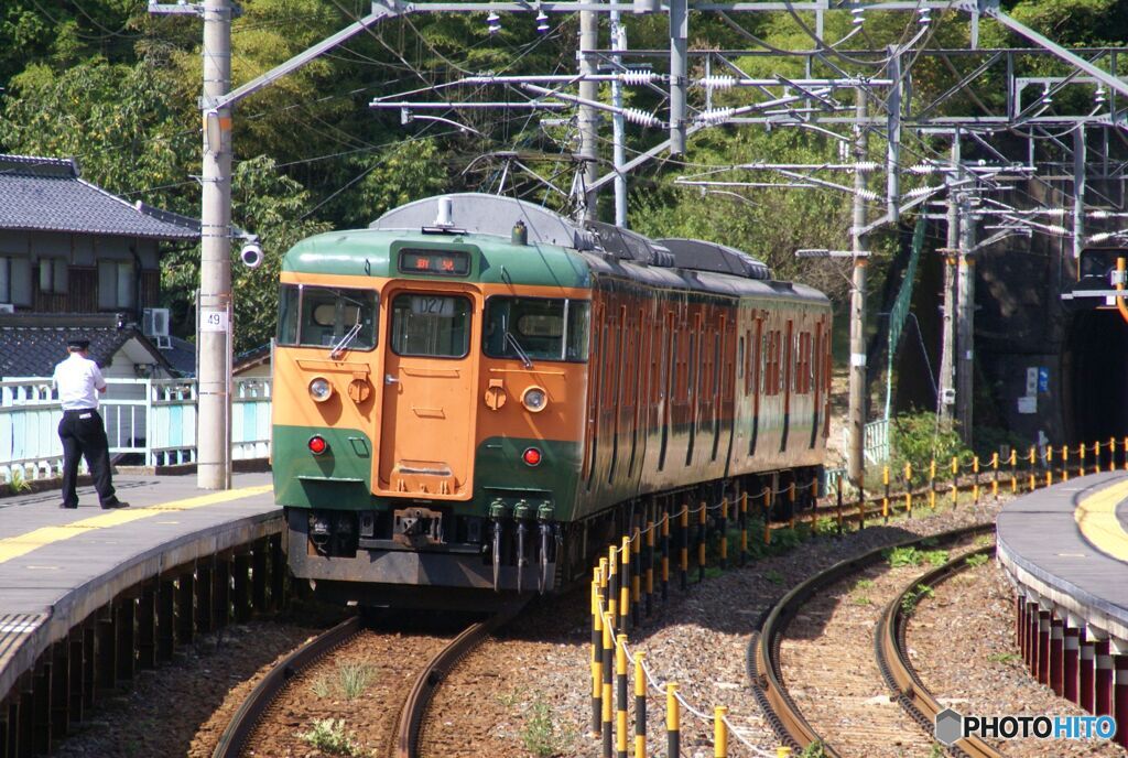 古い写真から　　　115系　　湘南色