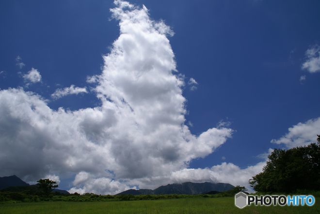 古い写真から　　沸き立つ夏雲