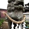 I御幣をまとう狛犬