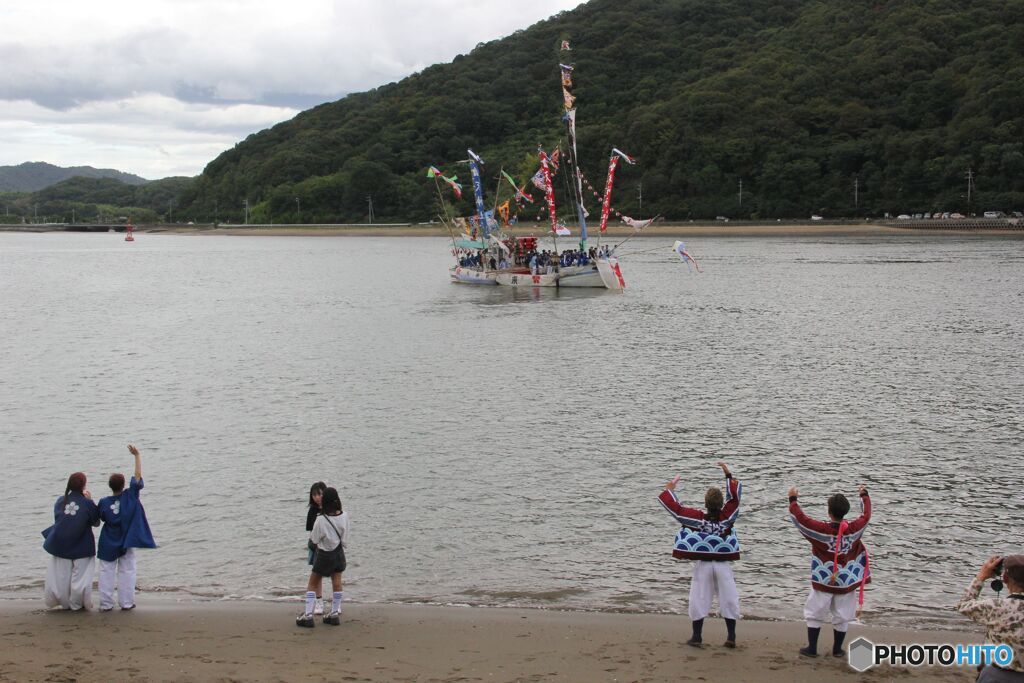 渡御船「をむっかえる