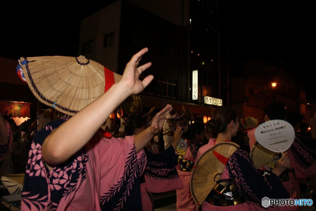 古い写真から　　　備中松山踊り　