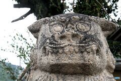 愛嬌のある顔　神島神社