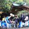 秋祭り　渡り拍子　シャグマが揺れる