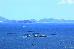 水島灘・鷲羽山方面を望む