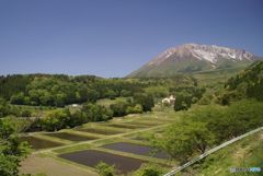 段々田と大山