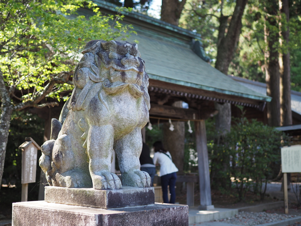常盤神社にて