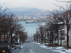 冬の八幡坂