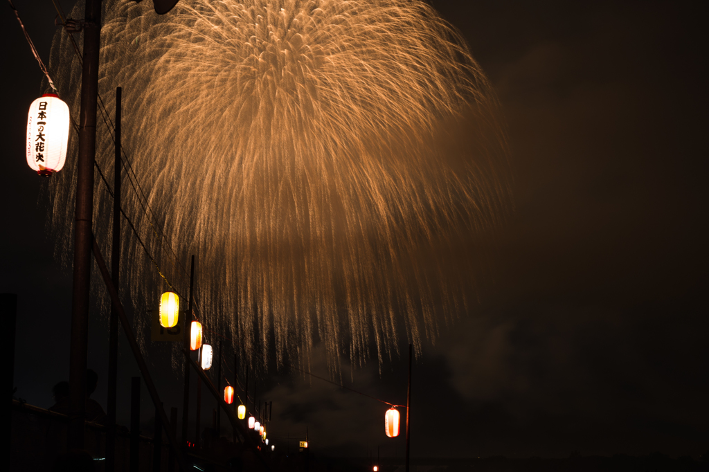 夏の大花火