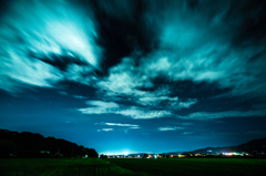 田舎の夜景