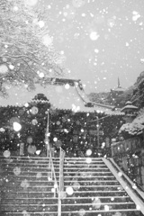 龍口寺の雪景色 ⑥