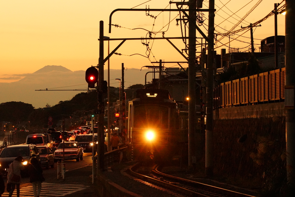 R134私鉄沿線～夕景～