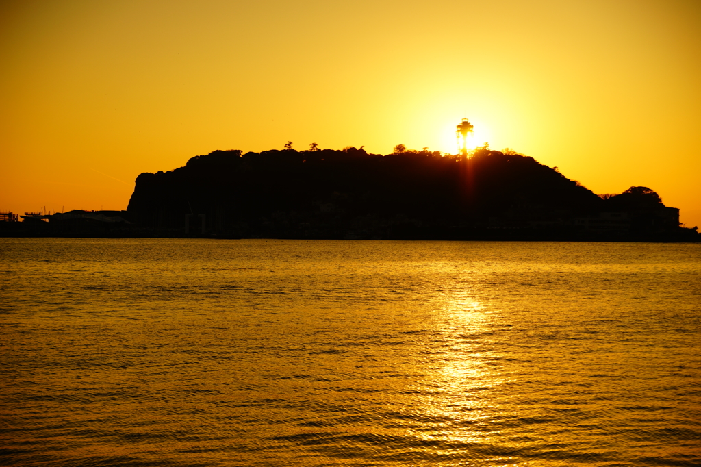 黄昏の夕景 2016 1/4 DSC04137