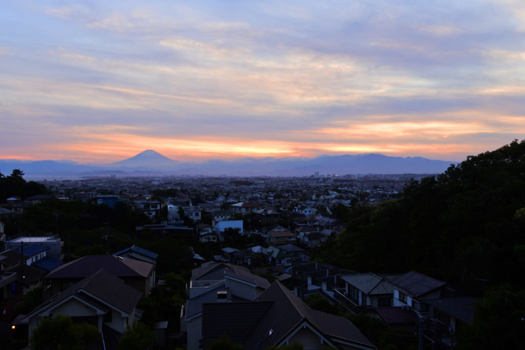 富士の夕景 ④