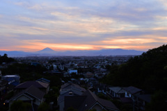 富士の夕景 ④