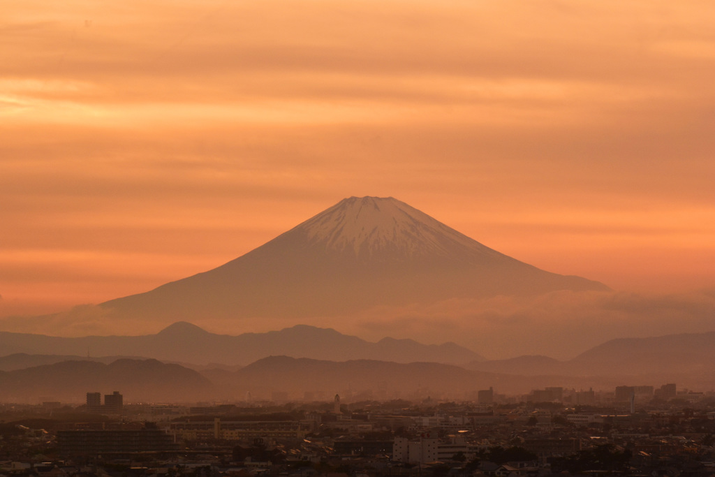 富士の夕景 ③