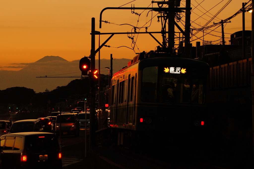 R134私鉄沿線～夕景～
