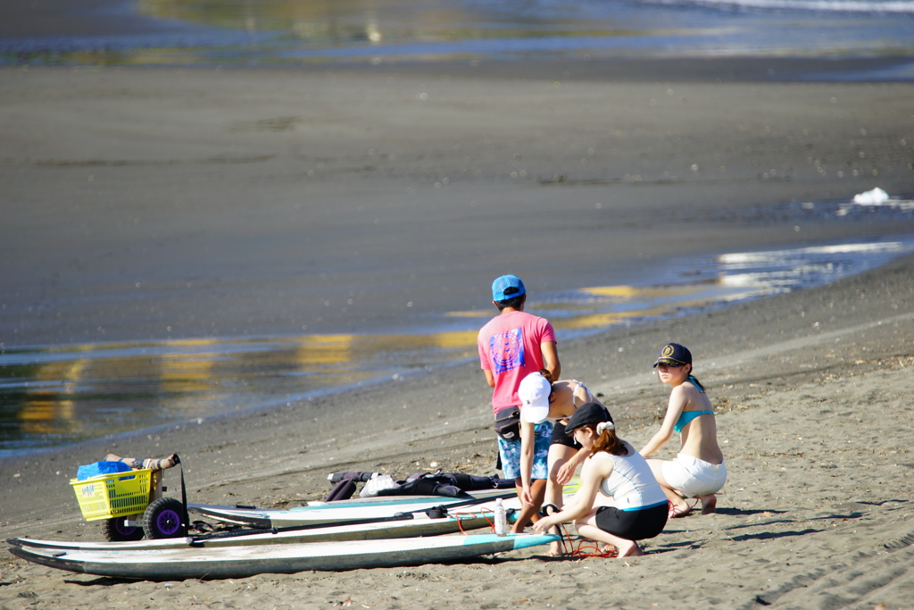 夏の陽射しの中で…いざ海へ  2016 7/31 DSC06565